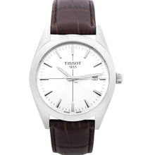 Load image into Gallery viewer, Tissot Gentlemen Silver Dial Brown Leather Strap Watch for Men - T127.410.16.031.01