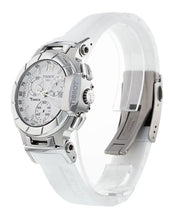 Load image into Gallery viewer, Tissot T Race Lady Chronograph White Dial White Rubber Strap Watch for Women - T048.217.17.017.00