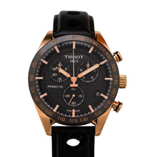 Load image into Gallery viewer, Tissot PRS 516 Chronograph Black Dial Black Leather Strap Watch For Men - T100.417.36.051.00