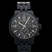 Load image into Gallery viewer, Tissot PRC 200 Chronograph Black Dial Black Steel Strap Watch For Men - T114.417.33.057.00