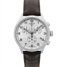 Load image into Gallery viewer, Tissot Chrono XL Silver Dial Brown Leather Strap Watch For Men - T116.617.16.037.00