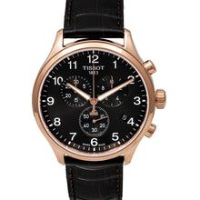 Load image into Gallery viewer, Tissot T Sport Chrono XL Classic Brown Dial Brown Leather Strap Watch For Men - T116.617.36.057.01
