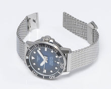 Load image into Gallery viewer, Tissot Seastar 1000 Powermatic 80 Blue Dial SIlver Mesh Bracelet Watch For Men - T120.407.11.041.02