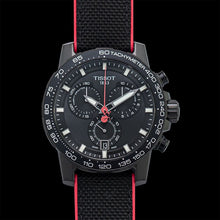 Load image into Gallery viewer, Tissot Supersport Chrono Giro D'Italia Black Dial Black Nylon Strap Watch for Men - T125.617.37.051.00