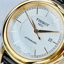 Load image into Gallery viewer, Tissot Carson Automatic White Dial Brown Leather Strap Watch For Women - T085.207.36.011.00