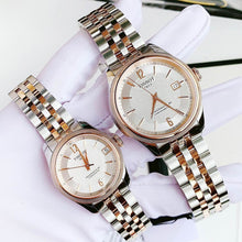 Load image into Gallery viewer, Tissot Ballade Powermatic 80 Mother of Pearl Silver Dial Two Tone Steel Strap Watch For Women - T108.208.22.117.00