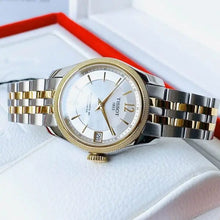 Load image into Gallery viewer, Tissot Ballade Powermatic 80 Mother of Pearl Silver Dial Two Tone Steel Strap Watch For Women - T108.208.22.117.00