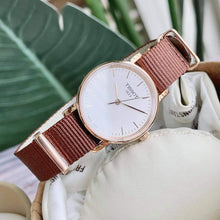 Load image into Gallery viewer, Tissot Everytime Desire White Dial Maroon NATO Strap Watch for Women - T109.210.37.031.00