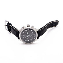Load image into Gallery viewer, Tissot Chrono XL Vintage Quartz Black Dial Black Leather Strap Watch For Men - T116.617.16.062.00