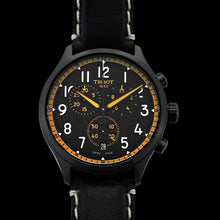 Load image into Gallery viewer, Tissot Chrono XL Vintage Chronograph Black Dial Black Leather Strap Watch For Men - T116.617.36.052.02