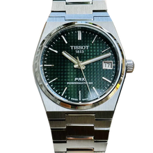 Load image into Gallery viewer, Tissot PRX Powermatic 80 Green Dial Silver Steel Strap Watch for Men - T137.207.11.091.00