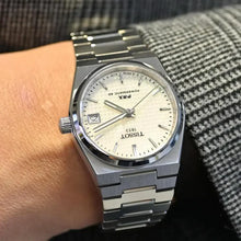 Load image into Gallery viewer, Tissot PRX Powermatic 80 White Dial Silver Steel Strap Watch for Men - T137.207.11.111.00