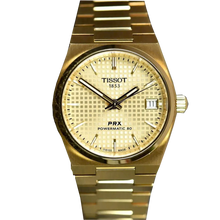 Load image into Gallery viewer, Tissot PRX Powermatic 80 Gold Dial Gold Steel Strap Watch for Men - T137.207.33.021.00