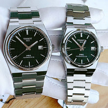 Load image into Gallery viewer, Tissot PRX Powermatic 80 Green Dial Silver Steel Strap Watch for Men - T137.207.11.091.00