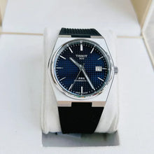 Load image into Gallery viewer, Tissot PRX Powermatic 80 Blue Dial Black Rubber Strap Watch for Men - T137.407.17.041.00