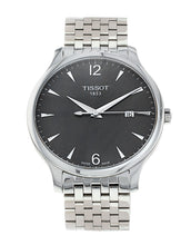 Load image into Gallery viewer, Tissot T Classic Tradition Grey Dial Silver Steel Strap Watch For Men - T063.610.11.067.00