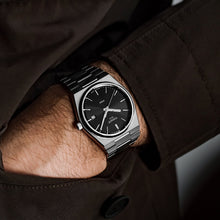 Load image into Gallery viewer, Tissot PRX Quartz Black Dial Silver Steel Strap Watch For Men - T137.410.11.051.00