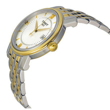 Load image into Gallery viewer, Tissot T Classic Bridgeport Quartz Silver Dial Two Tone Mesh Bracelet Watch For Men - T097.410.22.036.00
