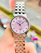 Load image into Gallery viewer, Tissot T Classic Carson Premium Pink Dial Silver Steel Strap Watch for Women - T122.210.11.159.00