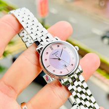 Load image into Gallery viewer, Tissot T Classic Carson Premium Lady Mother of Pearl Pink Dial Silver Steel Strap Watch For Women - T122.210.11.159.00