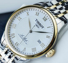 Load image into Gallery viewer, Tissot T Classic Le Locle Powermatic 80 Silver Dial Two Tone Steel Strap Watch For Men - T0064072203301