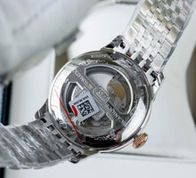 Load image into Gallery viewer, Tissot Le Locle Powermatic 80 Diamonds Silver Dial Two Tone Steel Strap Watch For Men - T006.407.22.036.01