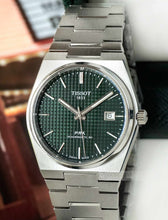 Load image into Gallery viewer, Tissot PRX Powermatic 80 Green Dial Silver Steel Strap Watch For Men - T137.407.11.091.00