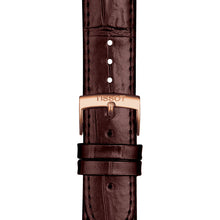 Load image into Gallery viewer, Tissot Carson Premium Chronograph White Dial Brown Leather Strap Watch For Men - T122.417.36.011.00
