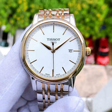 Load image into Gallery viewer, Tissot T Classic Carson Quartz White Dial Two Tone Steel Strap Watch for Men - T085.410.22.011.00