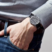 Load image into Gallery viewer, Tissot T Classic Dream Black Dial Black Leather Strap Watch for Men - T033.410.26.053.01