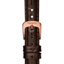 Load image into Gallery viewer, Tissot T Classic Carson White Dial Brown Leather Strap Watch For Women - T085.207.36.013.00