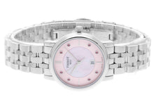 Load image into Gallery viewer, Tissot Carson Premium Lady Mother of Pearl Pink Dial Silver Steel Strap Watch For Women - T122.210.11.159.00