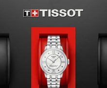 Load image into Gallery viewer, Tissot Chemin Des Tourelles Powermatic 80 Rubies Mother of Pearl Dial Silver Steel Strap Watch For Women - T099.207.11.113.00