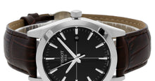 Load image into Gallery viewer, Tissot Gentlemen Black Dial Brown Leather Strap Watch for Men - T127.410.16.051.01