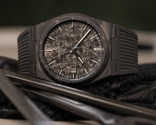 Load image into Gallery viewer, Tissot PRX Powermatic 80 Carbon Black Dial Black Rubber Strap Watch for Men - T137.907.97.201.00
