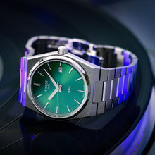 Load image into Gallery viewer, Tissot PRX Green Dial Silver Steel Strap Watch for Women - T137.210.11.081.00