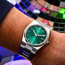 Load image into Gallery viewer, Tissot PRX Green Dial Silver Steel Strap Watch For Men - T137.410.11.091.00