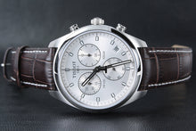 Load image into Gallery viewer, Tissot PR 100 Chronograph Silver Dial Brown Leather Strap Watch for Men - T101.417.16.031.00