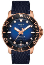 Load image into Gallery viewer, Tissot Seastar 1000 Powermatic 80 Blue Dial Blue Nylon Strap Watch for Men - T120.407.37.041.00