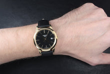 Load image into Gallery viewer, Tissot T Classic Dream Black Dial Black Leather Strap Watch for Men - T033.410.36.051.01