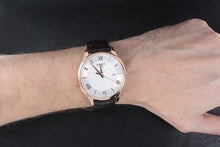 Load image into Gallery viewer, Tissot T Classic Tradition Silver Dial Brown Leather Strap Watch For Men - T063.610.36.038.00