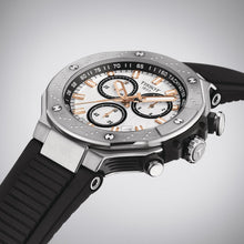 Load image into Gallery viewer, Tissot T Race Chronograph White Dial Black Rubber Strap Watch For Men - T141.417.17.011.00