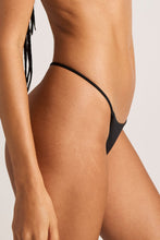 Load image into Gallery viewer, Glacé String Thong in Black