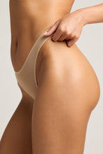 Load image into Gallery viewer, Sieve Dipped Thong in Buff