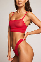 Load image into Gallery viewer, Sieve Dipped Thong in Cerise