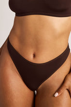 Load image into Gallery viewer, Slink Dipped Thong in Espresso