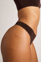 Load image into Gallery viewer, Slink Dipped Thong in Espresso