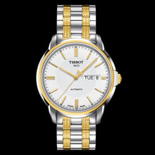 Load image into Gallery viewer, Tissot T Classic Automatics III White Dial Two Tone Steel Strap Watch For Men - T065.430.22.031.00