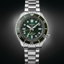 Load image into Gallery viewer, Seiko Prospex GMT Divers Automatic Marine Green Dial Silver Steel Strap Watch For Men - SPB381J1