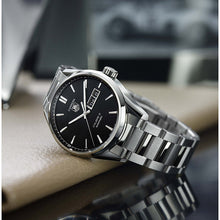 Load image into Gallery viewer, Tag Heuer Carrera Black Dial Watch for Men - WAR201A.BA0723